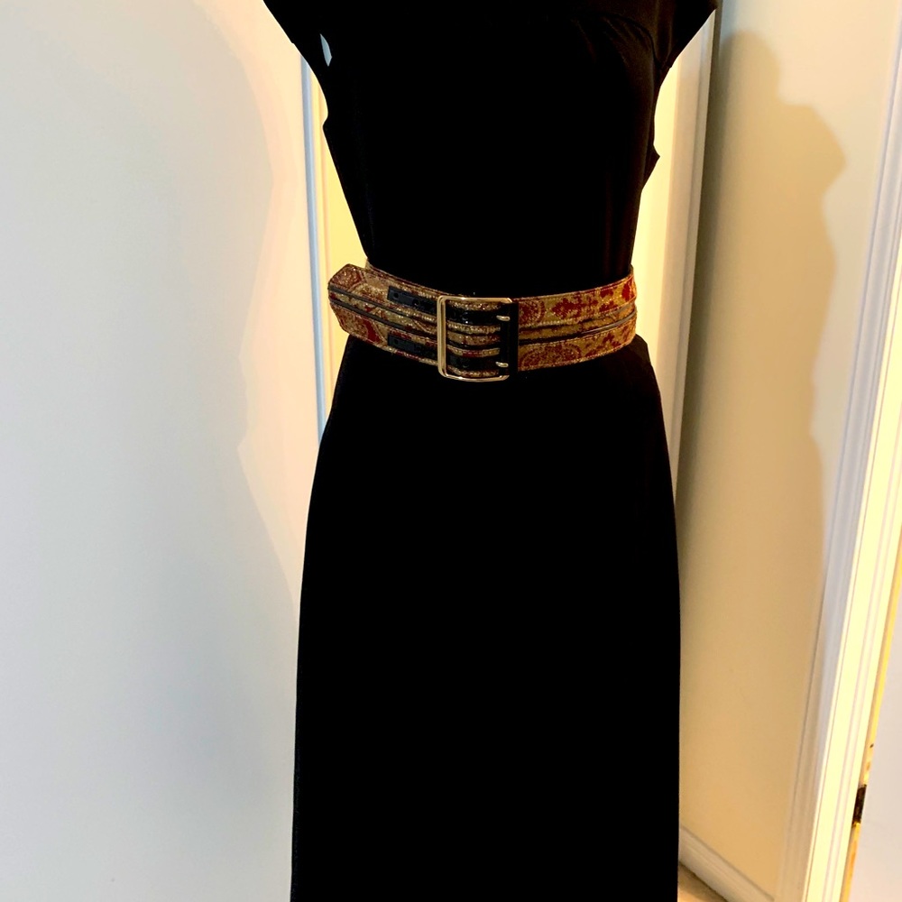 Diane Von Furstenberg black long dress